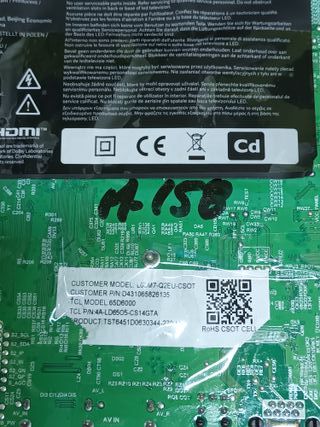 TD.MT9612.795, de XIAOMI TV L65M7-Q2EU, NUEVA