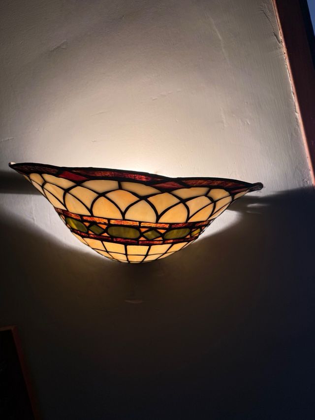 4 lampara estilo Tiffany