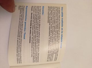 Garanzia e libretto Tissot vintage