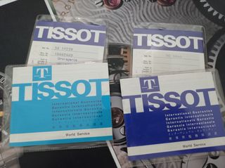 Garanzia e libretto Tissot vintage