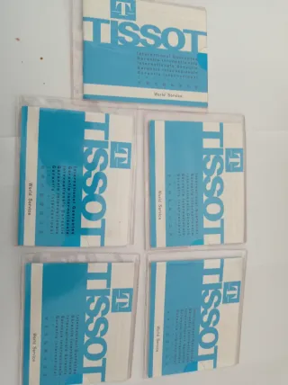 Garanzia e libretto Tissot vintage