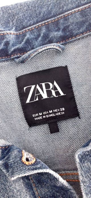 Cazadora vaquera, denim Zara L