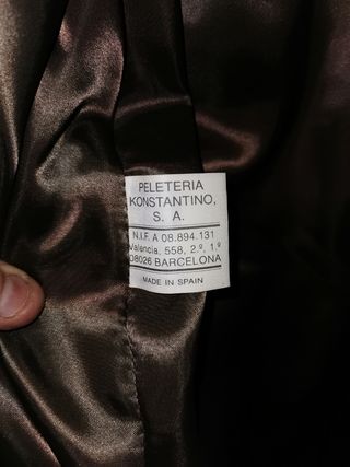Chaqueta ante