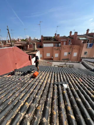 Construcciones y tejados...