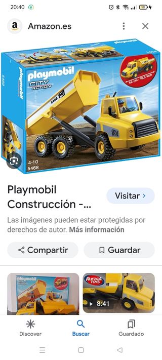 Camión construcción Playmobil