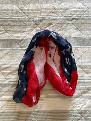 Sciarpa con fantasia bandiera americana