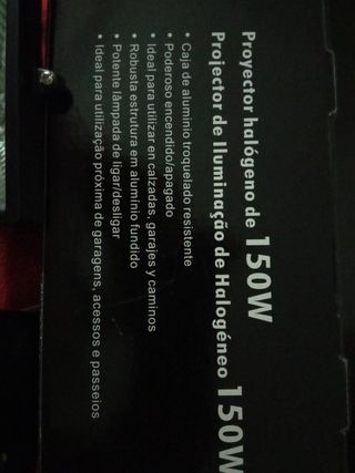 Proyector Halógeno de 150w