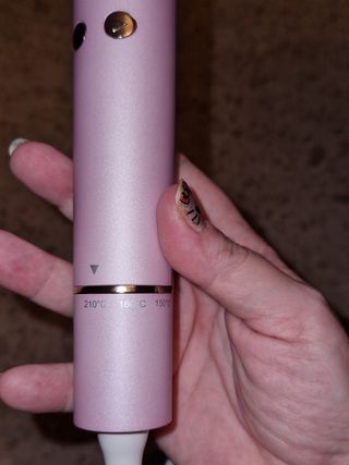 Rizador de pelo automático. Temperatura ajustable