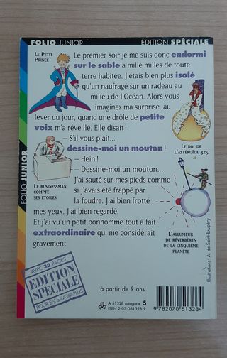 Libro "El principito"