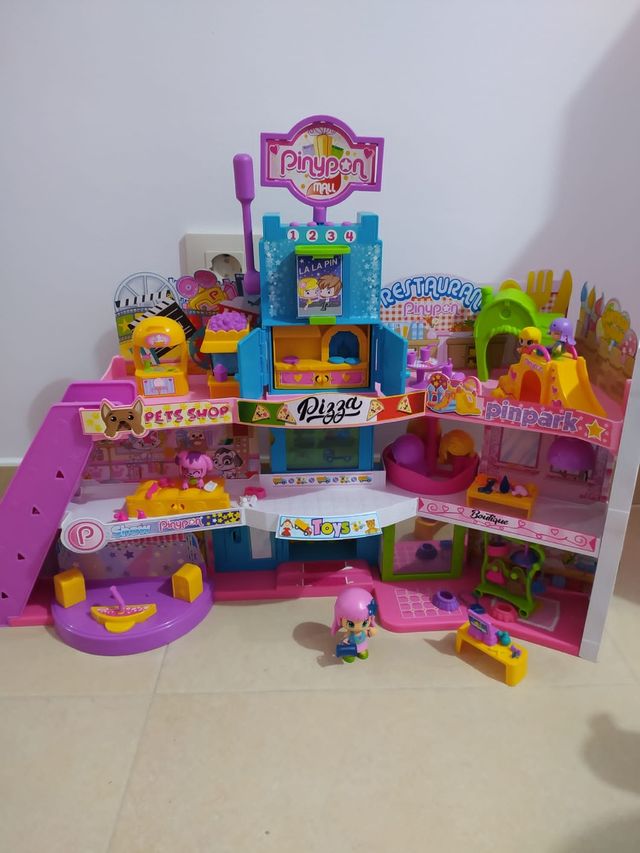 Pinypon Shopping Mall Pin Y Pon Supermercado Set Retailer Centro