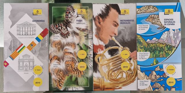 Folletos, boletines informativos de Correos SF