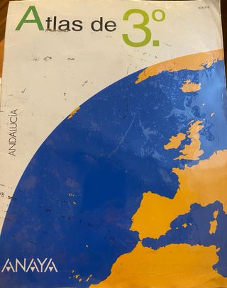 libro conocimiento medio y atlas anaya andaluca