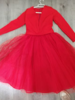 Vestido fiesta tull