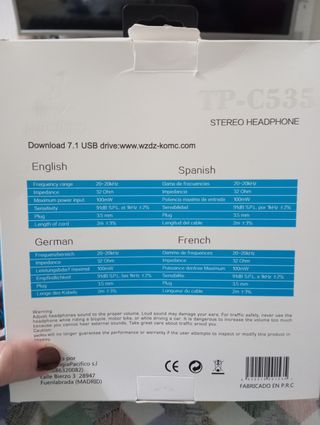 Auriculares con micrófono para pc