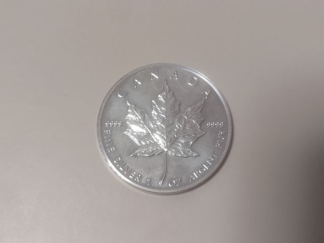 🥈 1 Oz Maple Leaf Canada 1991