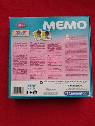 2 Juegos de mesa (MEMO) y Puzzle