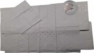 Sábanas 100% algodón batista blanco, 280x300 cm. 4