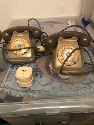 antiguos telefonos ruleta