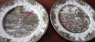 Vajilla Johnson brother. Campiña Inglesa