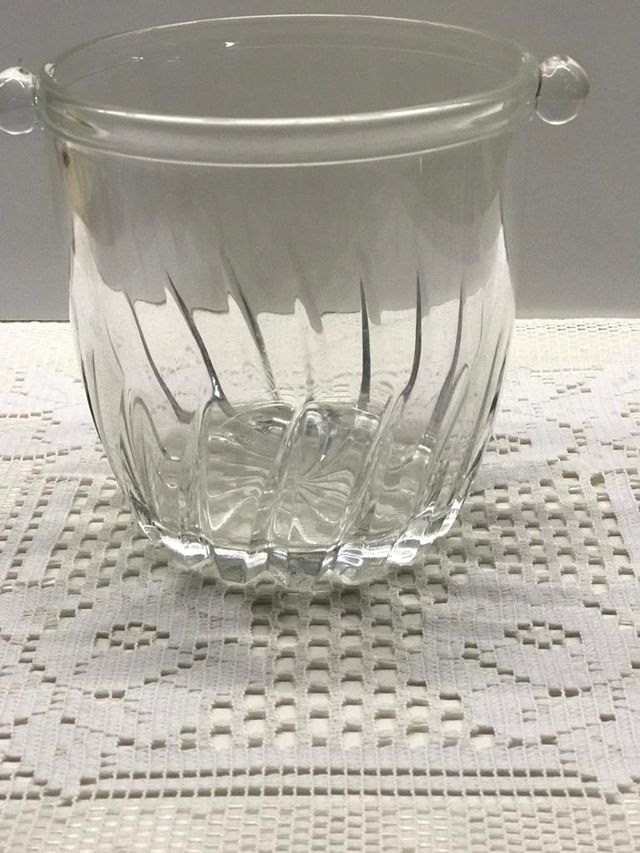 cubiteras de cristal tallado-2 unidades-