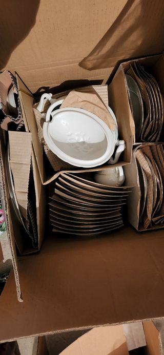 Vajilla con juego de cafe sin estrenar