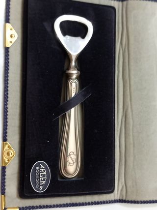Apri bottiglie in argento 800