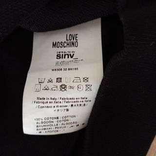 Felpa Love Moschino originale nera nuova