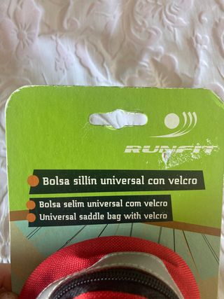 bolsa sillin universal con velcro