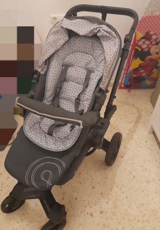 Carrito bebe: silla y capazo plegable