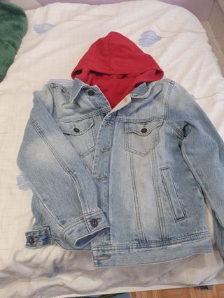 Cazadora vaquera con chaqueta 