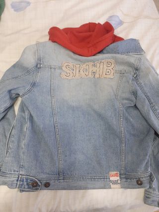 Cazadora vaquera con chaqueta 