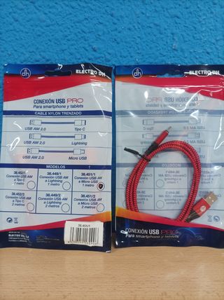 Cable USB PRO. Conexión Micro USB