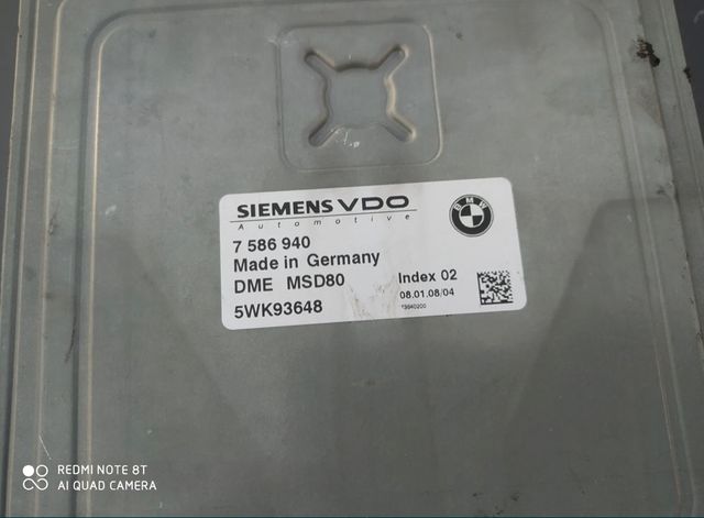 centralita cas llave BMW.