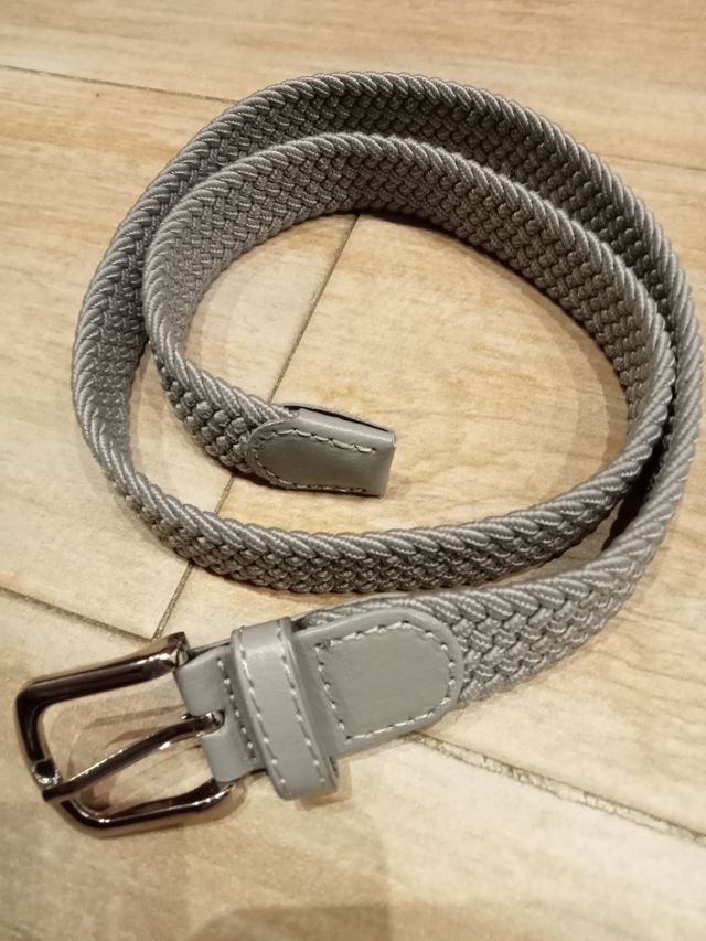 Zapatos gris lino ceremonia talla 37