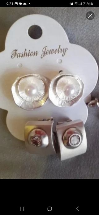 2 pendientes de mujer  nuevos