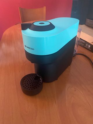 Cafetera Nespresso Vertuo pop aqua mint + cafe