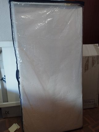 Cuna madera Star gris