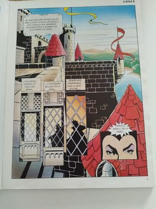 Libro Blancaneus catalan/ingles