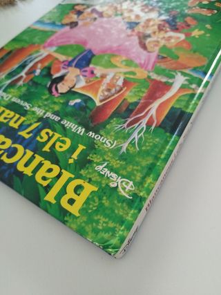 Libro Blancaneus catalan/ingles