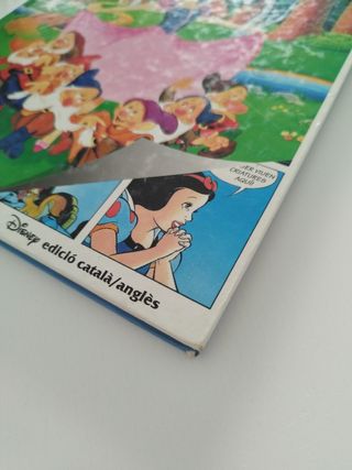 Libro Blancaneus catalan/ingles