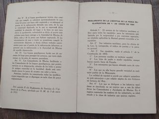 LEGISLACIÓN PESCA MARÍTIMA EMB. GUARDAPESCAS, 1949