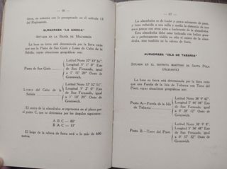 LEGISLACIÓN PESCA MARÍTIMA EMB. GUARDAPESCAS, 1949
