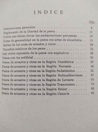 LEGISLACIÓN PESCA MARÍTIMA EMB. GUARDAPESCAS, 1949