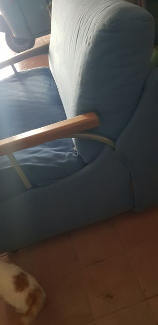 divano letto seduta due posti con rete interna