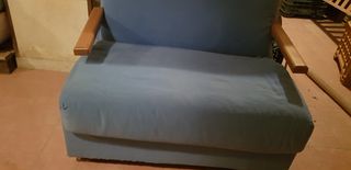 divano letto seduta due posti con rete interna