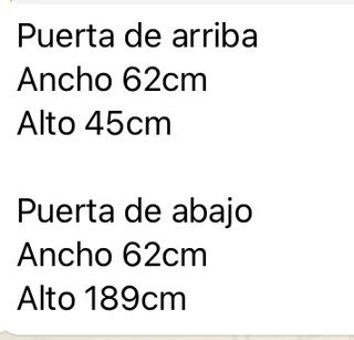 Lote d 2 puertas de armario empotrado