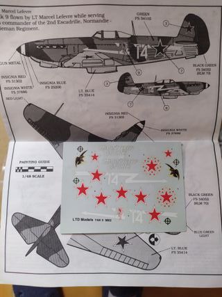 Maqueta Yak-9 (LTD, 1/48)