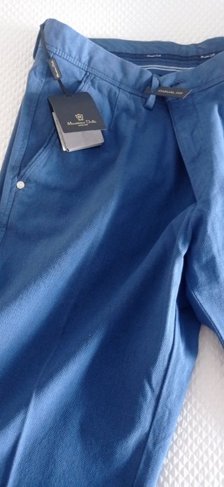 Pantalo Massimo Dutti azul talla 44