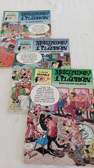 Lote 3 tebeos Mortadelo y Filemon