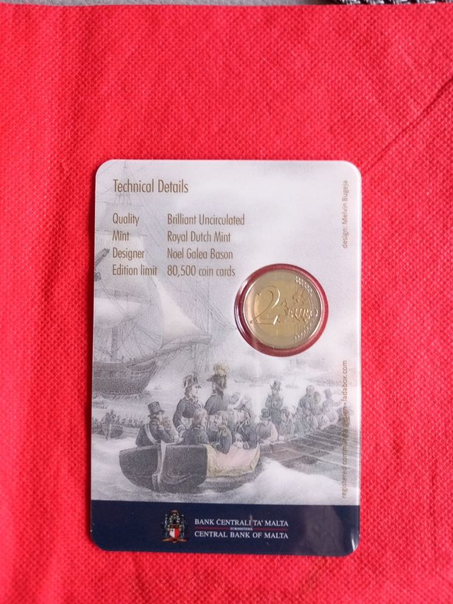 Moneda 2 euros Malta 2023.